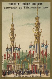 Esposizione 1889 - Souvenir di cioccolato da French School