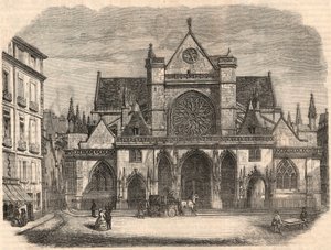 Veduta esterna della chiesa Saint-Germain l