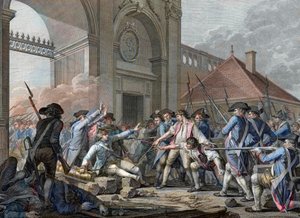 Rivoluzione francese - Il coraggio eroico del giovane Desilles, 31 agosto da French School