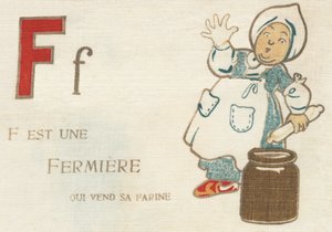 F è una contadina che vende la sua farina