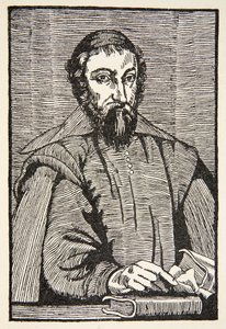 Fabri de Peiresc, copia di Boris Mestchersky, illustrazione da Histoire de la Nation Francaise, Sciences, Volumi I & II, di Gabriel Hanotaux, 1924 da French School