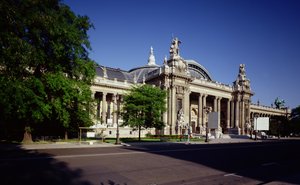 Facciata del Grand Palais, costruito da Henri Deglane (1855-1931), Albert Louvet (1860-1936) e Albert Thomas (1847-1907), 1897-1900 da French School