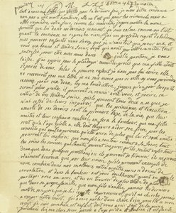 Facsimile del testamento di Maria Antonietta da French School