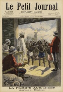 Carestia in India, 1897 da French School