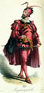 Costume di carnevale per Mefistofele, da L