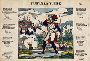 Fanfan la tulipe. Immagine di Epinal del XIX secolo