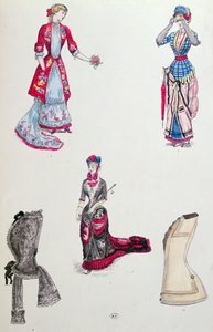 Moda nel 1880 da French School