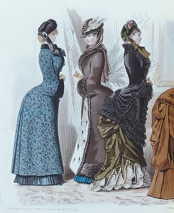 Tavola di moda da Le Moniteur de la Mode, 1882