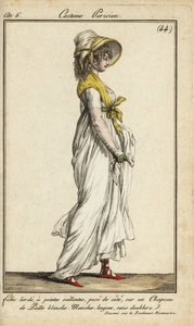 Donna alla moda sul Blvd. Montmartre
