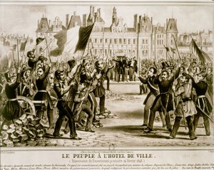 Rivoluzione di febbraio 1848 da French School