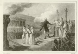 Festa della Federazione, 14 luglio 1790 da French School