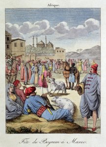 Festa del Beyram (Aid) e sacrificio del montone in Marocco