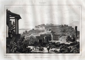 Fiesole - Toscana - incisione da 