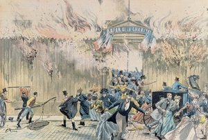 Incendio al Bazar de la Charité, 4 maggio 1897, da Le Pèlerin, 1897