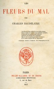 Prima edizione di Les Fleurs du Mal di Charles Baudelaire