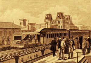 Primo treno elettrico della metropolitana di New York da French School