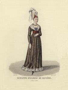 Seguace di Isabeau di Baviera
