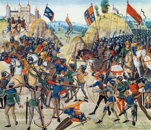 Battaglia di Crecy dalla Guerra dei Cent