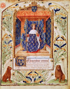 Fr 2705 f.C Frontespizio di un inventario del tesoro appartenente a Carlo V di Francia, 1379