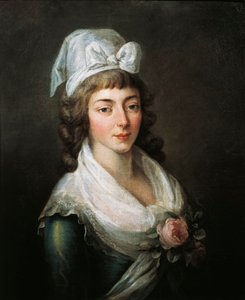 Francia, Parigi, Versailles, Ritratto di Madame Roland (Marie-Jean Roland de la Platiere) da French School