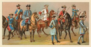 Costume francese del XVIII secolo da French School