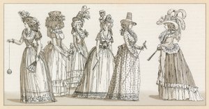 Costume francese del XVIII secolo da French School