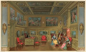 Costume della Francia del XVII secolo da French School