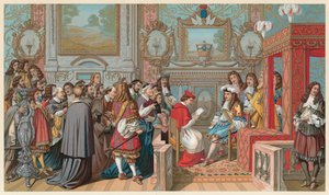 Costume francese del XVII secolo da French School