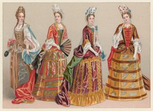 Costume francese del XVII secolo da French School