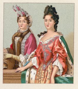 Costume francese del XVII secolo da French School
