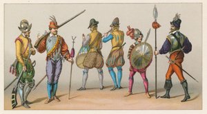 Costume della Francia del XVI secolo da French School