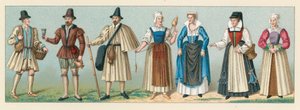 Costume della Francia del XVI secolo da French School