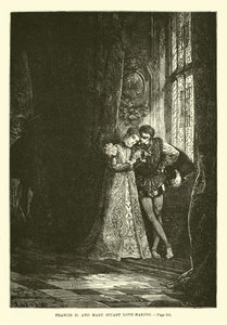 Francesco II e Maria Stuarda innamorati da French School