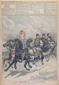 Alleanza Franco-Russa, illustrazione da Le Petit Journal, 1893 da French School