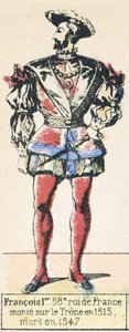 Francesco I, 58º re di Francia, salito al trono nel 1515, morto nel 1547 da French School