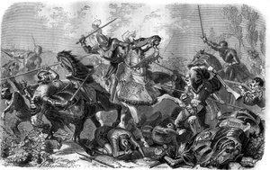 Francesco I, re di Francia preso prigioniero alla Battaglia di Pavia il 24 febbraio