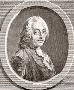 François-Augustin de Paradis de Moncrif, 1687-1770. Scrittore e poeta francese. Da Les Heures Libres pubblicato 1908.