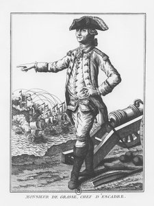 François-Joseph Paul, Conte di Grasse (incisione) da French School