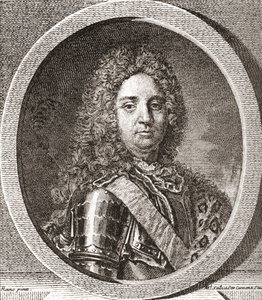 François-Marie de Broglie, primo duca di Broglie, 1671-1745. Leader militare francese. Da Les Heures Libres pubblicato nel 1908 da French School
