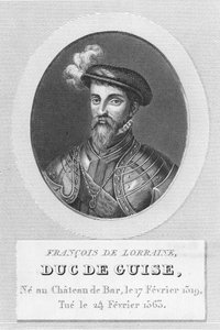 Francesco di Lorena, Duca di Guisa (incisione) da French School