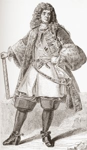 François de Neufville, 2º duca di Villeroy, 1644-1730. Soldato francese. Da Les Heures Libres pubblicato nel 1908. da French School
