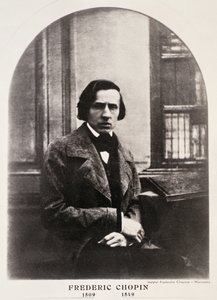 Frédéric Chopin (1810-49) inciso da un dagherrotipo