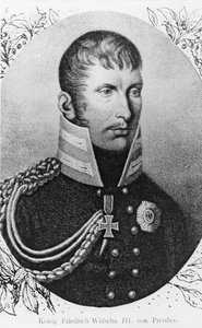 Federico Guglielmo III, Re di Prussia (incisione) da French School
