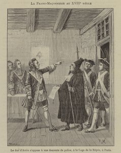 Massoneria nel XVIII secolo: Il Duca d