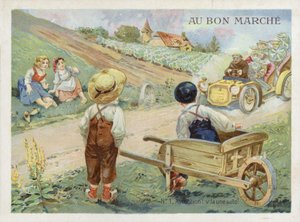 Bambini francesi che guardano un