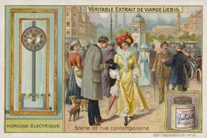 Estratto di carne francese (Bouillon), Scena tipica di strada da French School