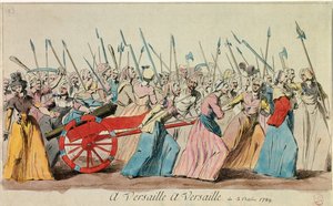 Rivoluzione francese: La marcia delle donne a Versailles il 5 ottobre da French School