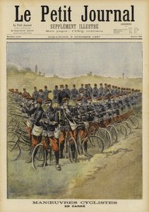 Truppe ciclistiche francesi in manovra