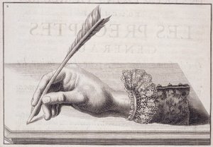 Calligrafia francese: “L
