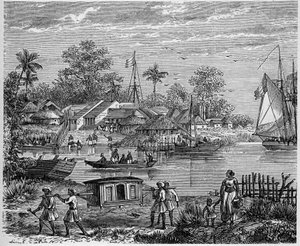 Colonia francese in India: contatore di Yanaon, alla foce del Godavery